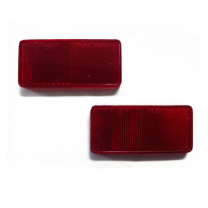 2 Red Rectangle Reflectors