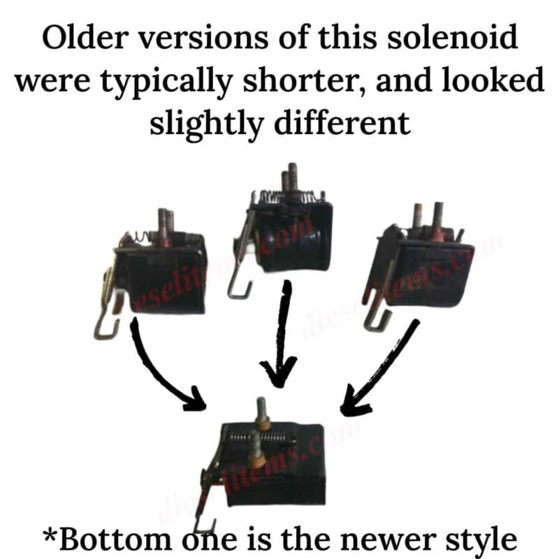 Diesel magnetic shutoff switch older versions explained