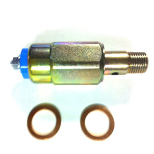 Replacement or add on Diesel Stop Solenoid 1/2 20 UNF 12 Volts