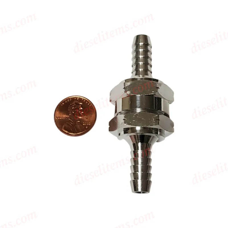 5/16 Check Valve Non Return for in line diesel or gasoline fuel systems with 8mm lines