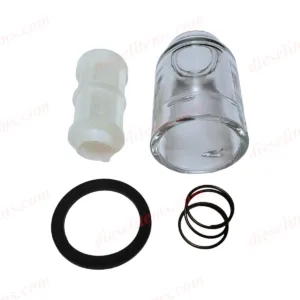 Replacement Bosch Supply Pump Glass Bowl Filter kit to fit Bosch supply pumps