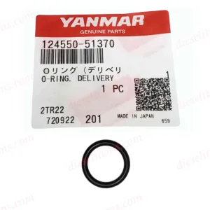Yanmar 124550-51370 Delivery Valve O-Ring for Injection Pump on GM, 3JH, 4JH, TNE Series