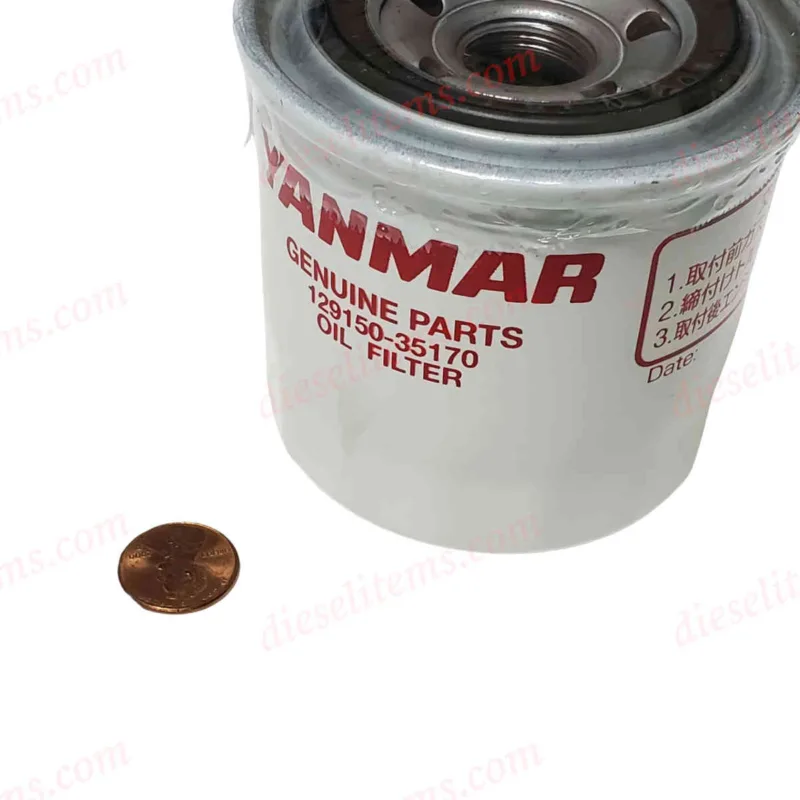 Yanmar Oil Filter 129150-35170 replaces 129150-35153 4JH 4JHE 4JH3 Marine Diesel