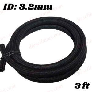 3.2mm Braided Fuel Return Line 6.2 6.5 Volvo Mercedes VW Rabbit 18 ID