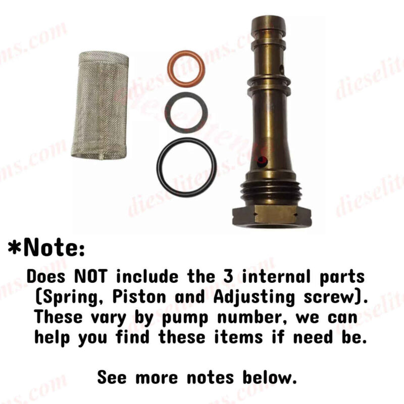 27917 Stanadyne Pressure Regulator Sleeve with O-rings & Screen for Roosa Pumps - Image 5