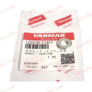 Genuine Yanmar 129978-11871 injector chamber gasket for common-rail diesel engines with John Deere MIU802096
