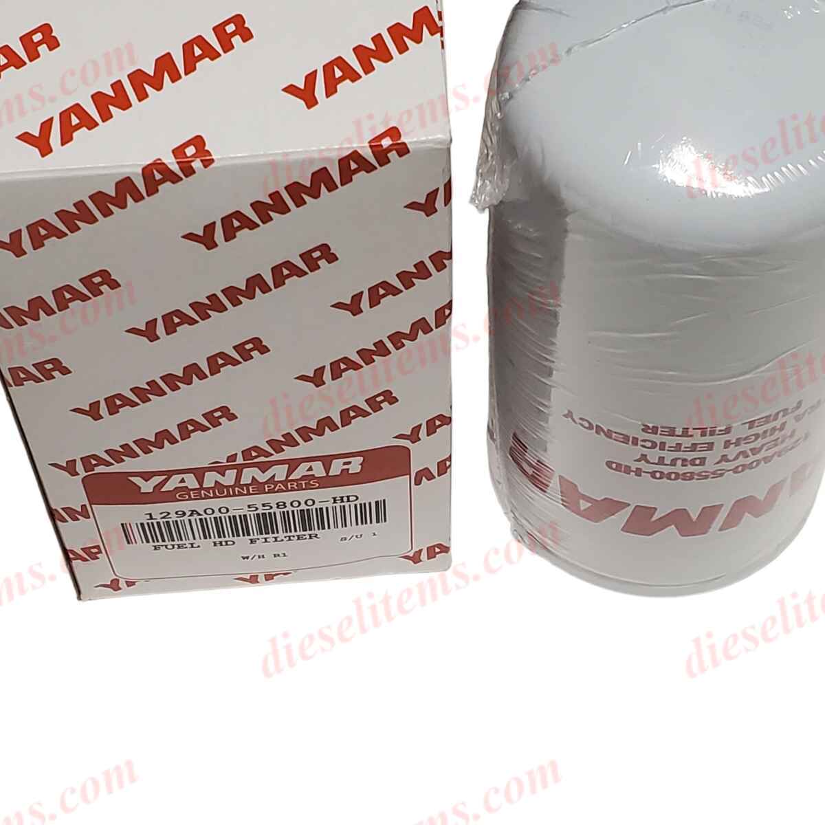 Yanmar 129A00-55800-HD fuel filter cross reference to John Deere MIU805005